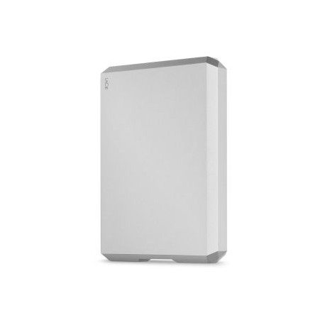 DISCO DURO EXTERNO LACIE MOBILE DRIVE 4TB USB-C PLATEADO LUNA