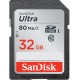 MEMORIA SDHC 32GB CLASE 10 SANDISK ULTRA UHS-1 533X (80MB/s)