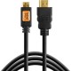 CABLE MINI-HDMI TETHERPRO HDMI MACHO TIPO C A HDMI MACHO TIPO A DE 1M TETHERTOOLS