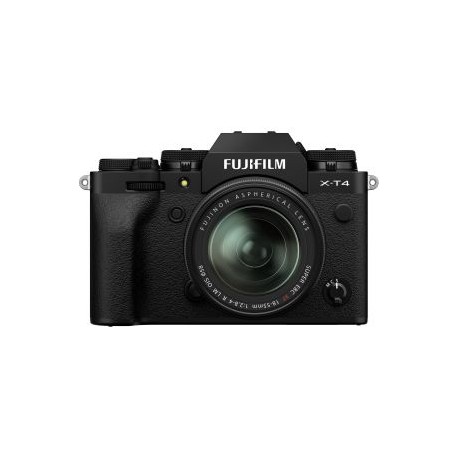 Cámara Mirrorless Fujifilm X-T4 Negra Kit con Lente XF 18-55mm